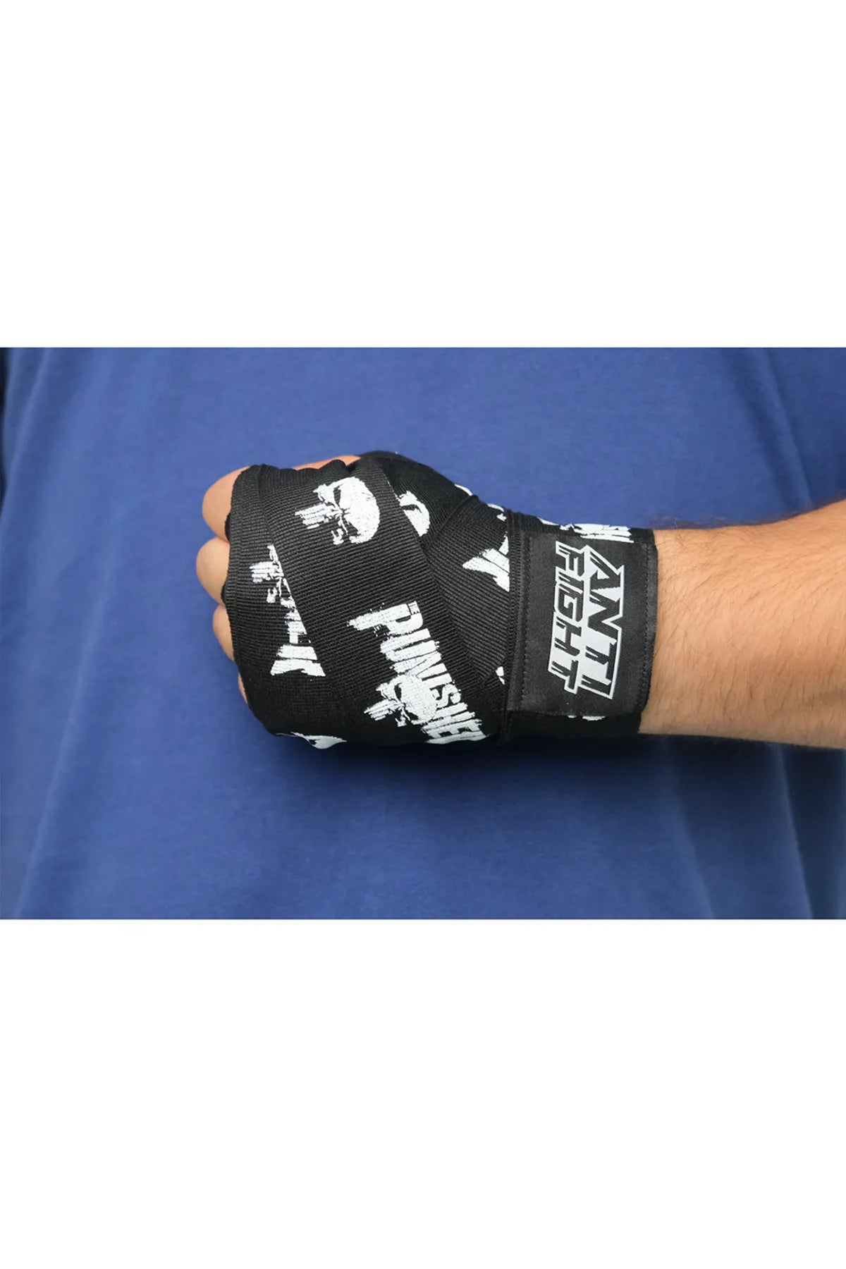 Boxing Hand Wrap - Punisher Black