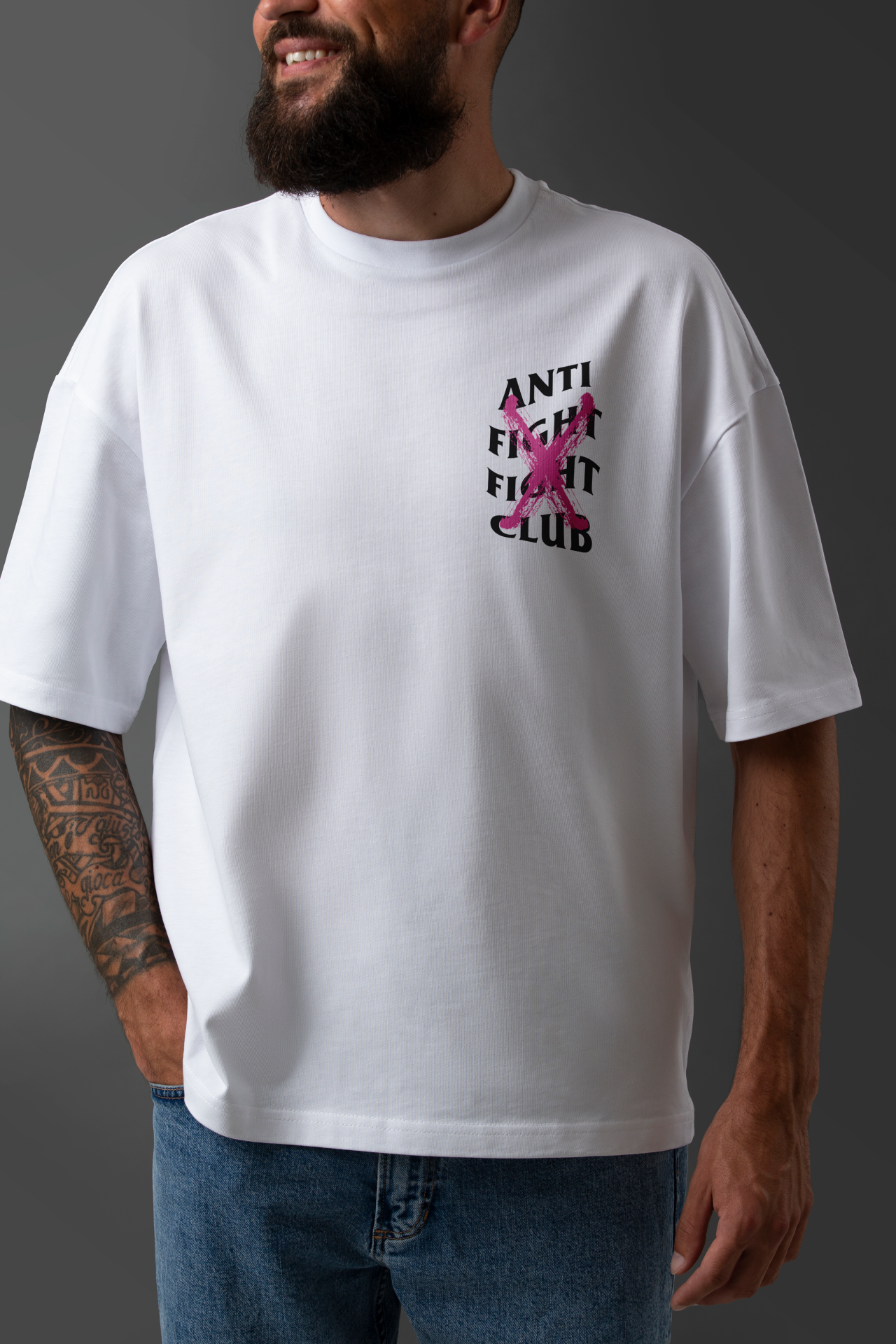 AFFC X Edition White Oversize T-Shirt