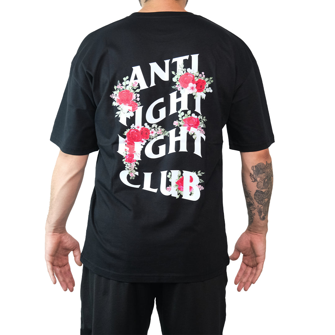 Anti Fight Club Black Rose T-shirt Oversize