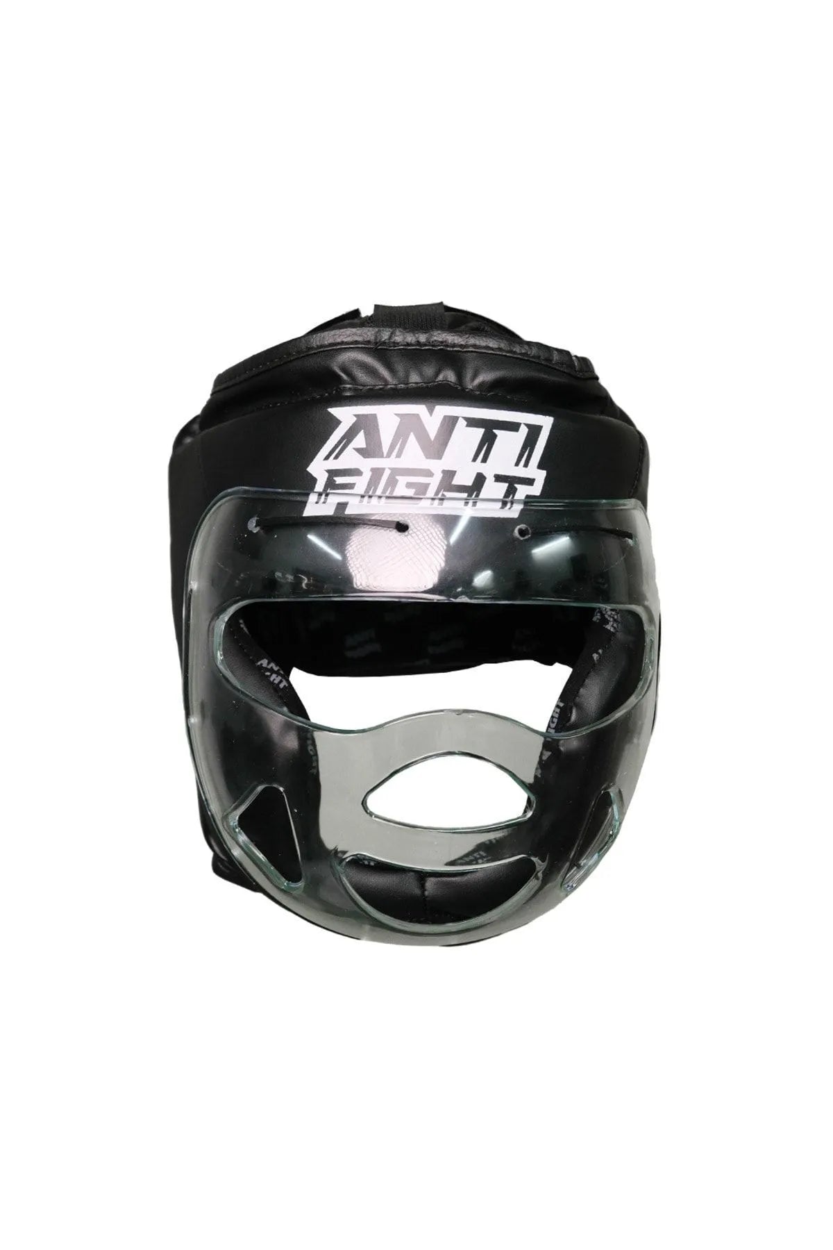 Boxing Helmet with Face Protection Black